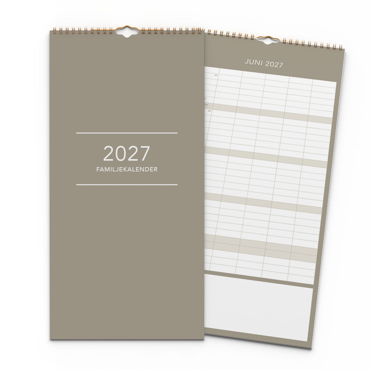 Familjekalender Clean 2027 2