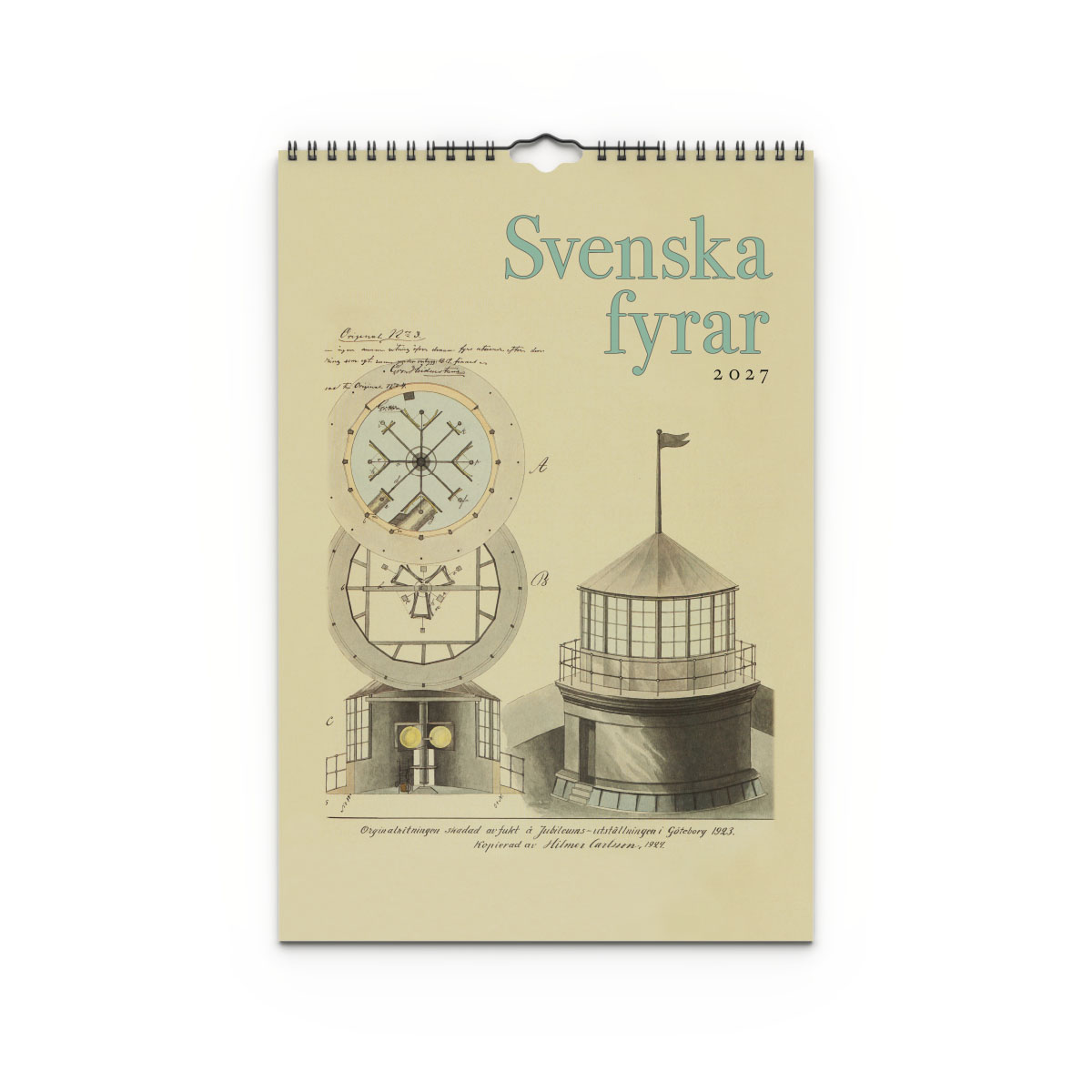 Väggkalender Svenska fyrar 2027