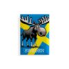 Magnet Älg Flagga Sweden