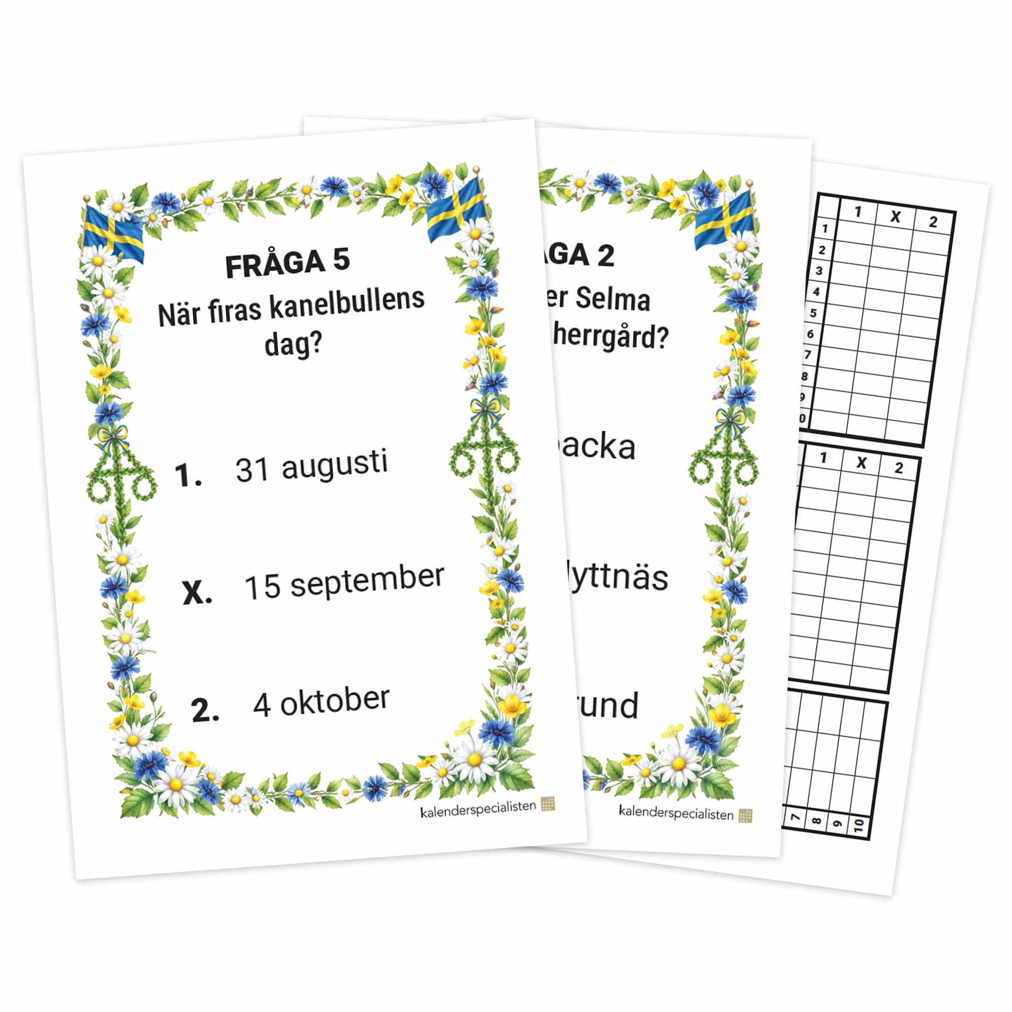 Gratis tipspromenad midsommar Sverige